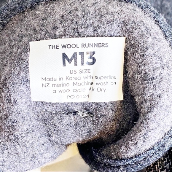 ALLBIRDS The Wool Runners Lace Up Sneaker Gray, Size 13 - Picture 7 of 9